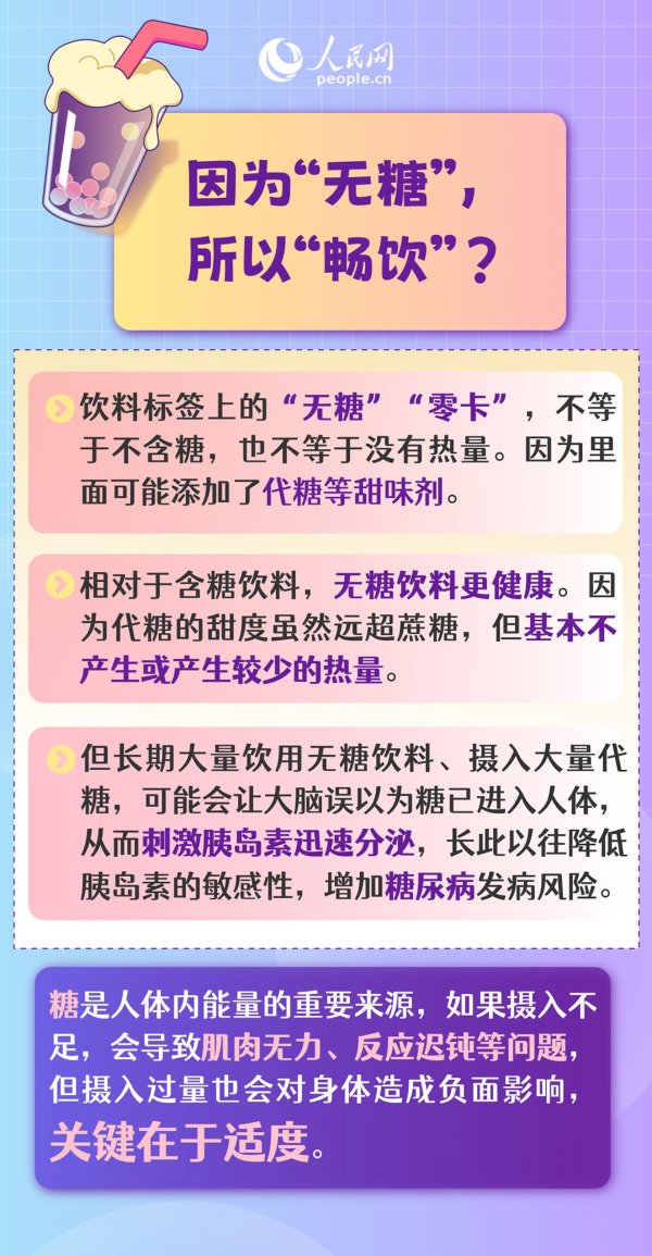 华融配资 喝无糖饮料真的更健康吗？专家提示