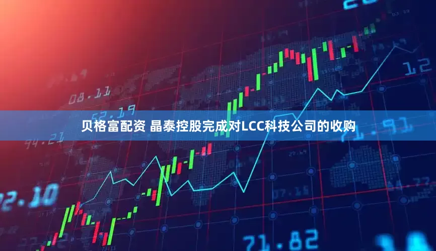 贝格富配资 晶泰控股完成对LCC科技公司的收购